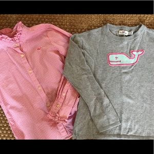 Vineyard Vines Blouse & Sweater Combo!